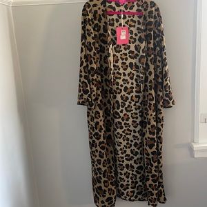 NWT  Size S/M leopard Kimono